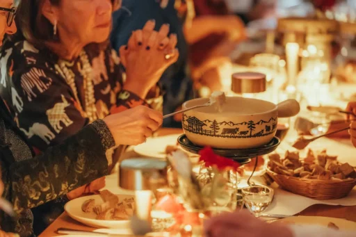 Fondueschiff Käsefondue Zürichsee